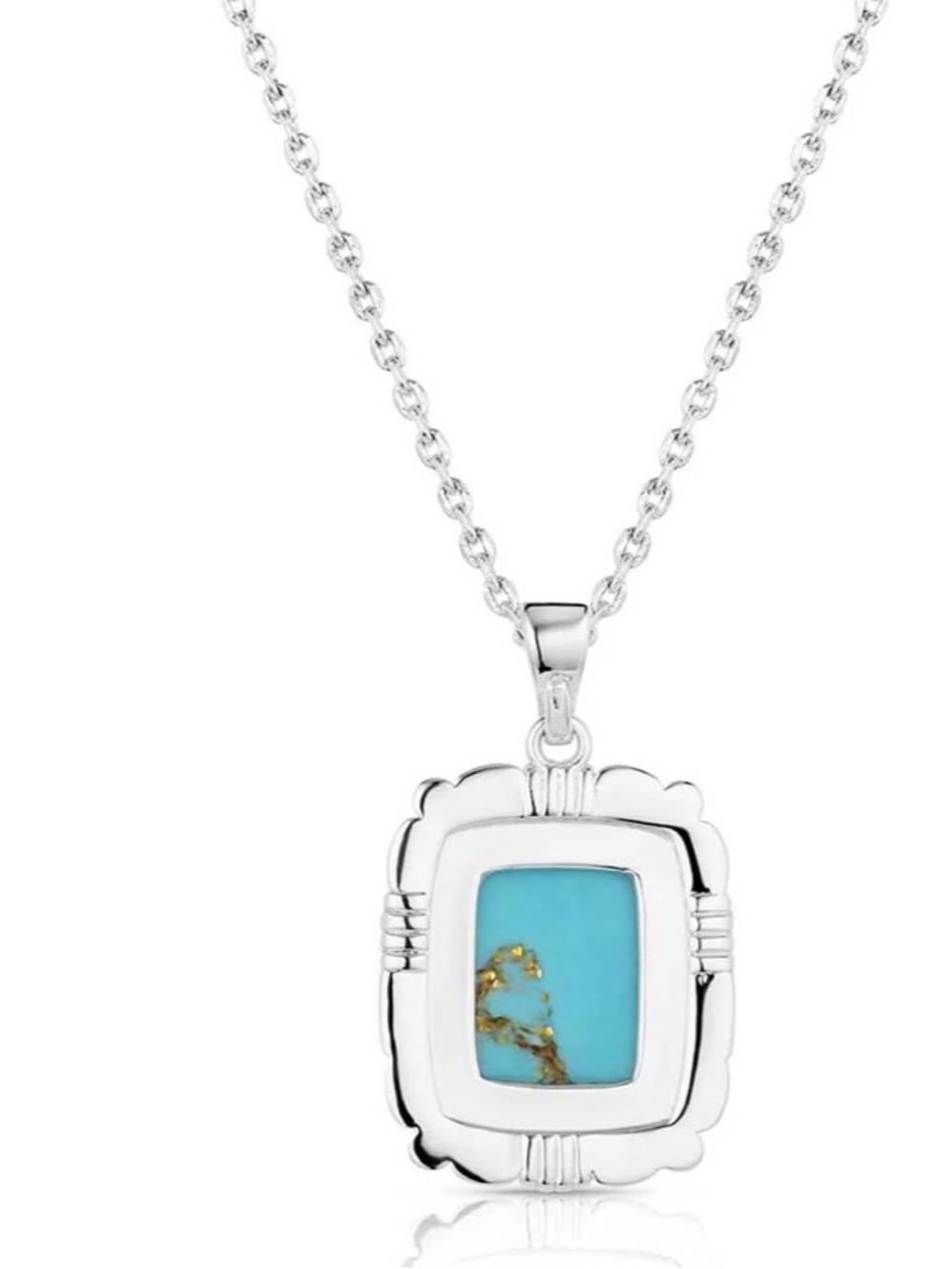 Montana Silversmith’s Turquoise Peace Necklace - Picture 2 of 9